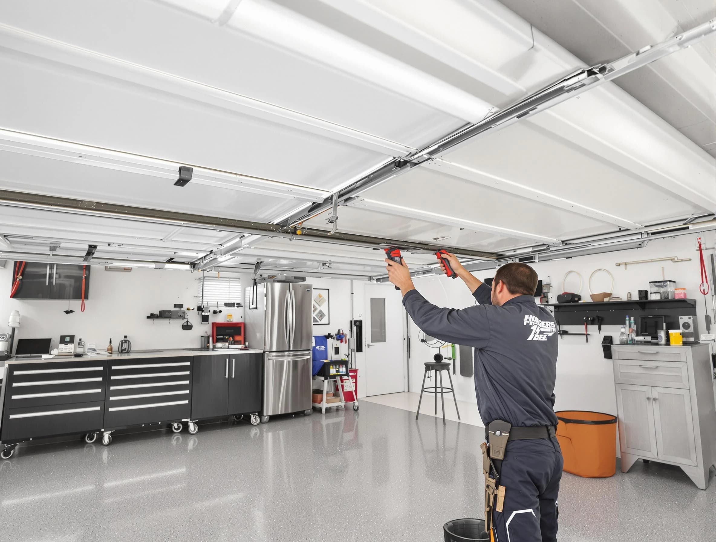 Overhead garage door repair service by Beaver Falls Garage Door Repair in Beaver Falls