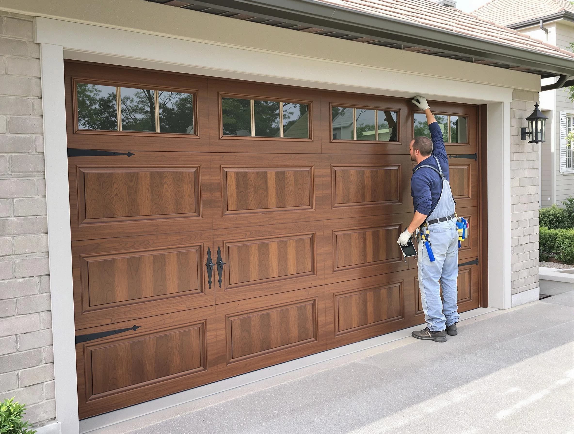 Custom garage door showcase by Beaver Falls Garage Door Repair in Beaver Falls