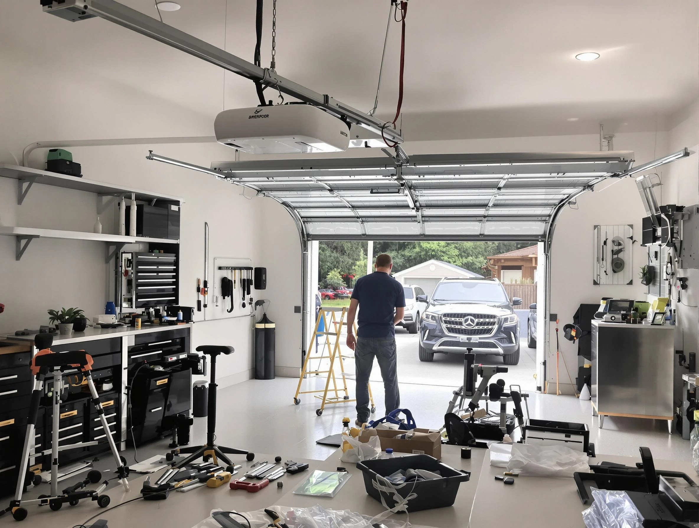 Garage door opener installation by Beaver Falls Garage Door Repair in Beaver Falls