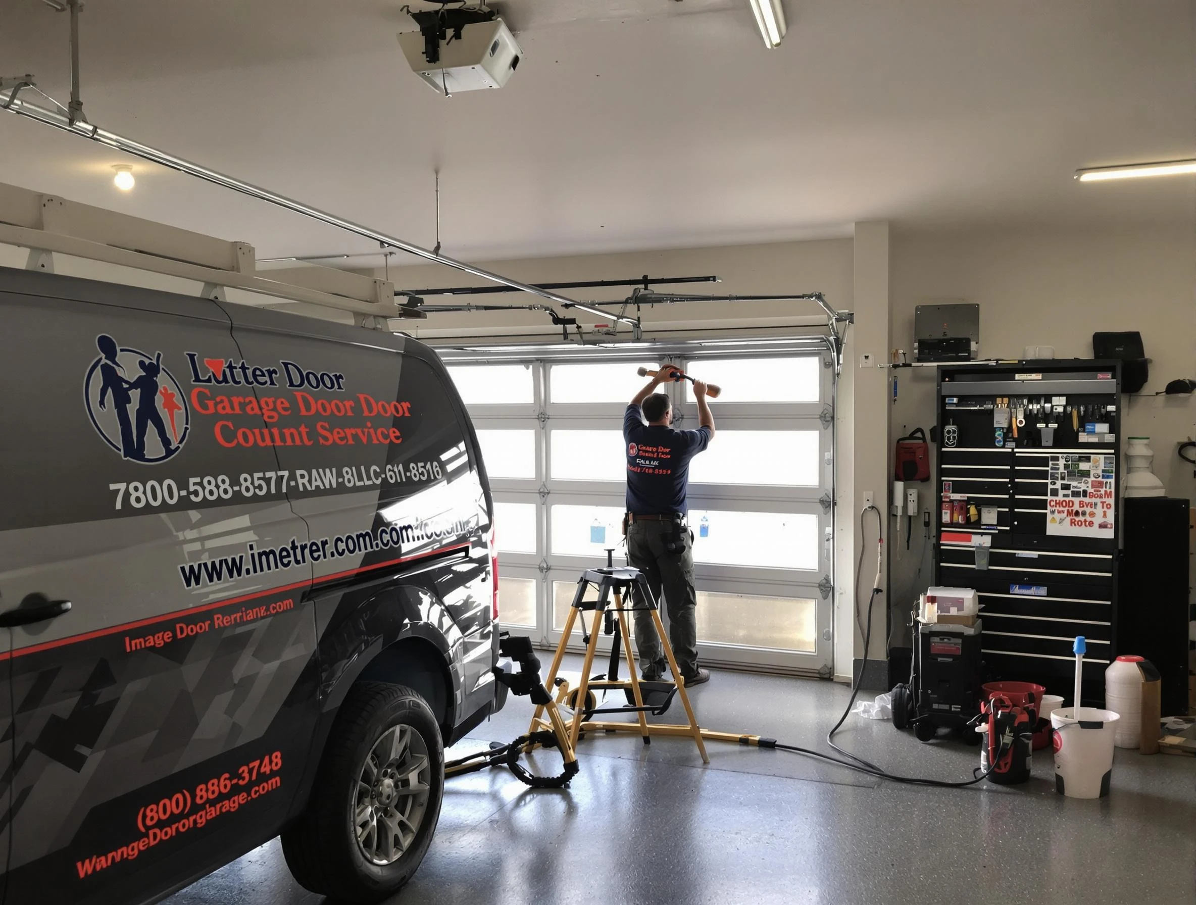 Beaver Falls Garage Door Repair team performing same-day garage door repair in Beaver Falls
